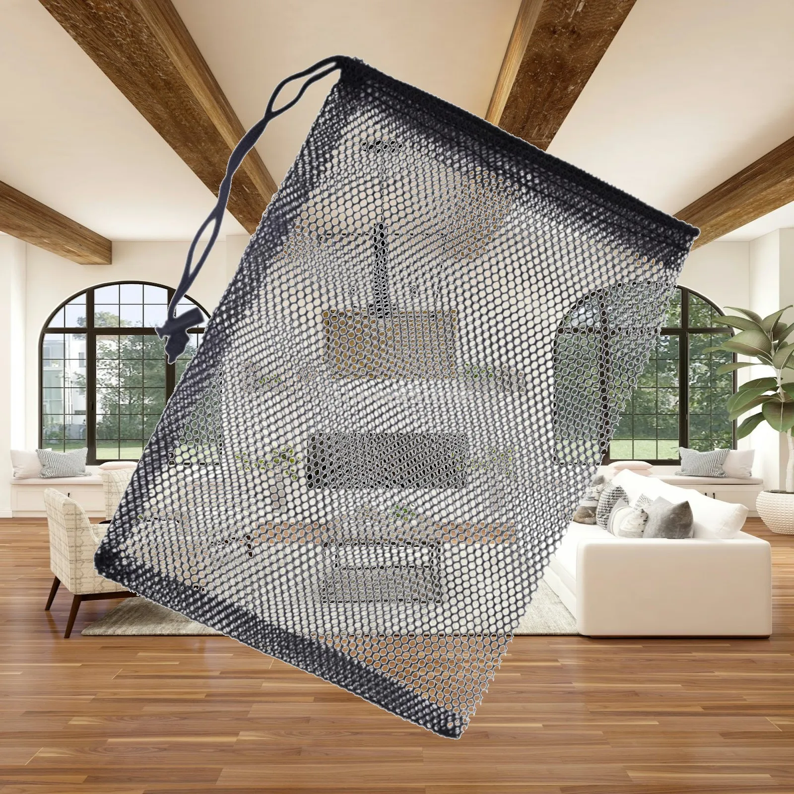 Portable Golf Ball Mesh Bag Nylon Net Storage Organizer Sport Accessories for Camping Practice and Home