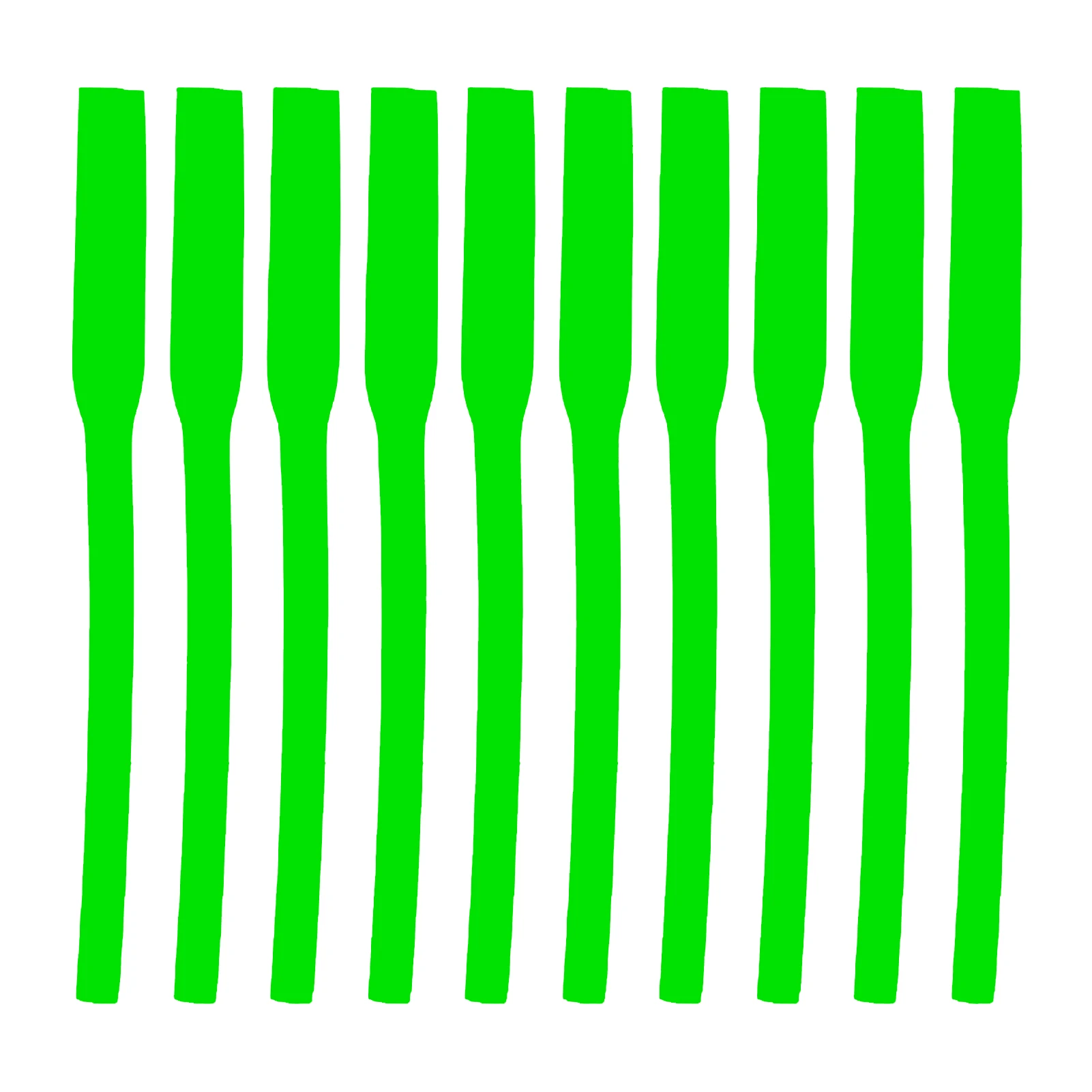 Barra luminosa para pesca nocturna, tubo fluorescente de 10 piezas, tubos antimordeduras para pesca en el mar, emite luz fluorescente por la noche