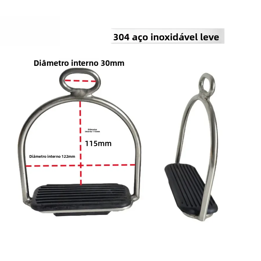 滑り止めステンレス鋼メッキ乗馬鐙-馬具アクセサリー-電気メッキ乗馬用品