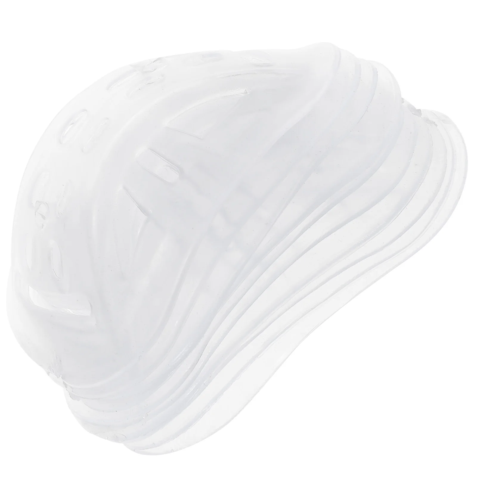 

10pcs Safety Hat Chin Pads Transparent Cups 2cm Strap Accessories Protective Cushion for Hard Hats