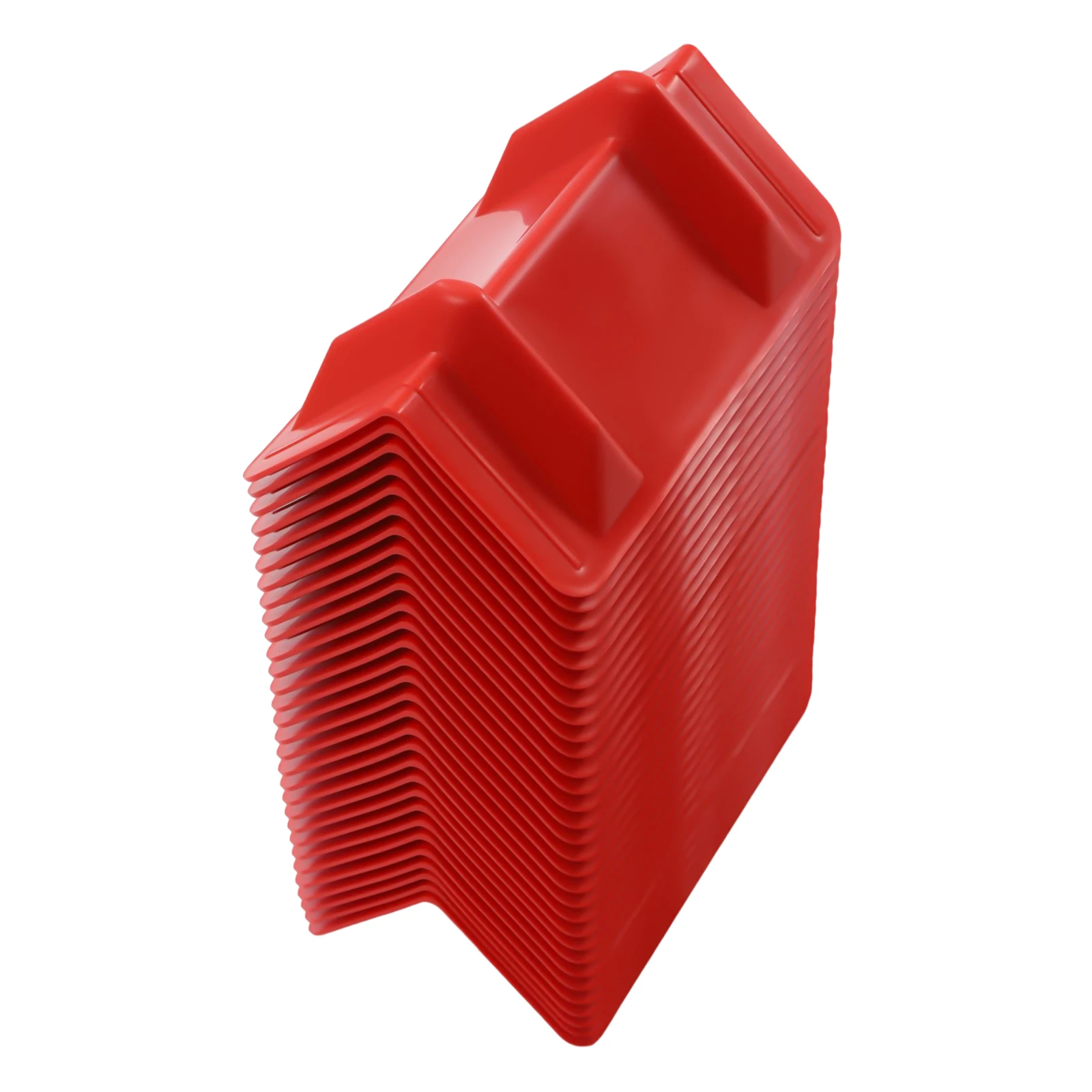 30-Pack Red PP V Shaped Corner Edge Protector 10"X4" Flatbed Tow Truck Trailer