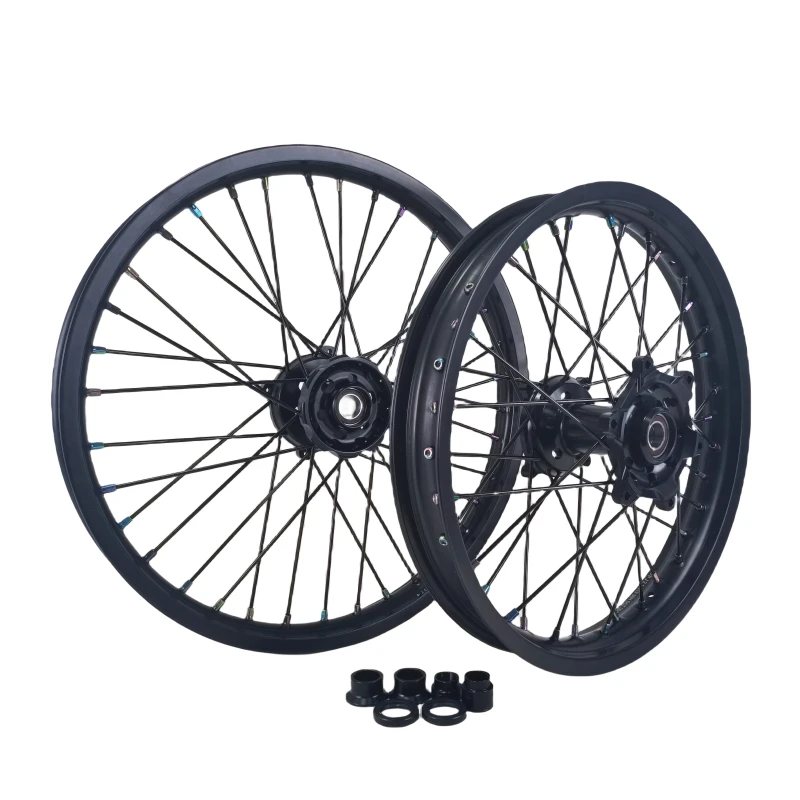 Dirt Track Bike Motorcycles Motocross Wheels Set Custom Colors Manufacturer Price TM EN MX SMR125-530 FT300 450 530