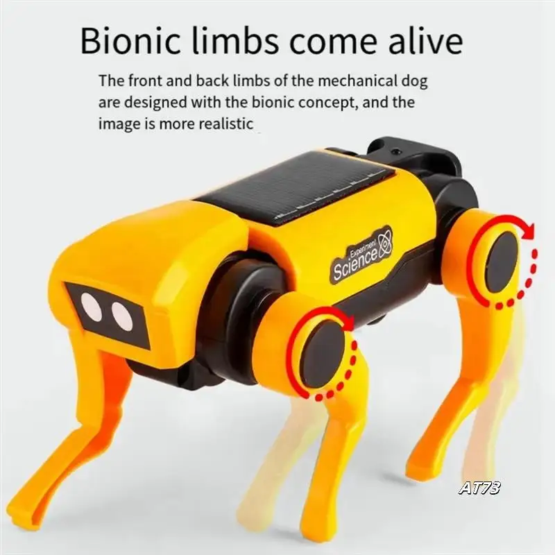 ロボットソーラー電気機械スマート犬子供の教育組立玩具スマートロボット玩具ギフト