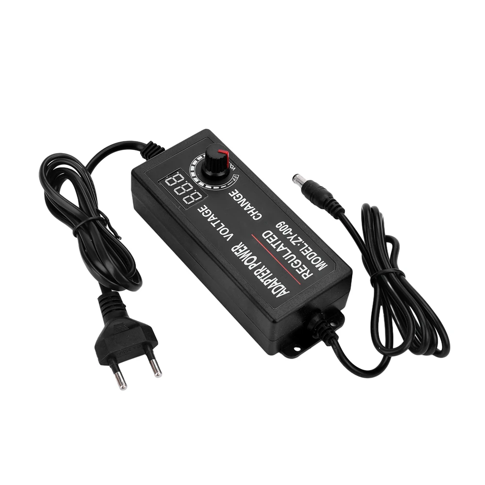 AC100-240V to DC 3V 5V 6V 9V 12V 15V 18V 24V 3A 5A Adjustable Power Supply Adapter High Power Display Switching Power Supply