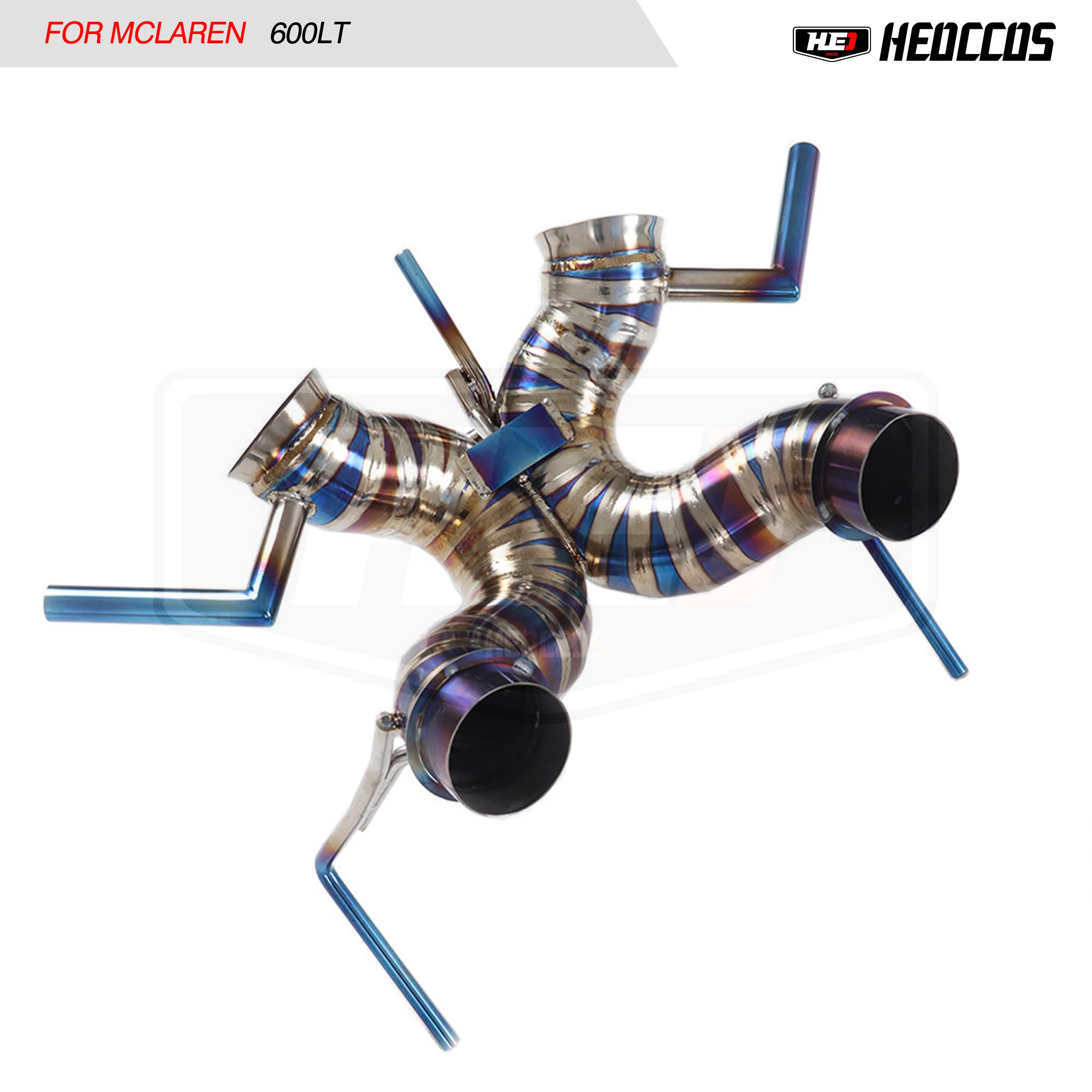 Titanium Alloy Catback Exhaust Service Kit HEO For McLaren 600LT 3.8T Tail Pipe Muffler Vehicle Fitment Part