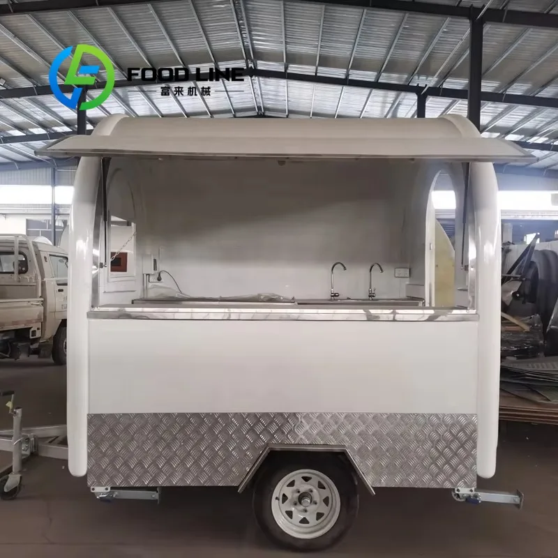 2025 Custom Small Mobile Kitchen Food Trailer - New Design for Shawarma/Falafel/Hot Dog/Ice Cream/Coffee