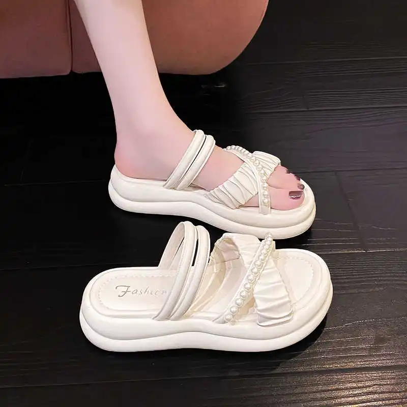 Zapatillas deportivas de mujer con punta redonda, estilo sandalia, tipo tenis, nuevas, rápidas, profesionales, suministros para zapatillas deportivas, calzado.