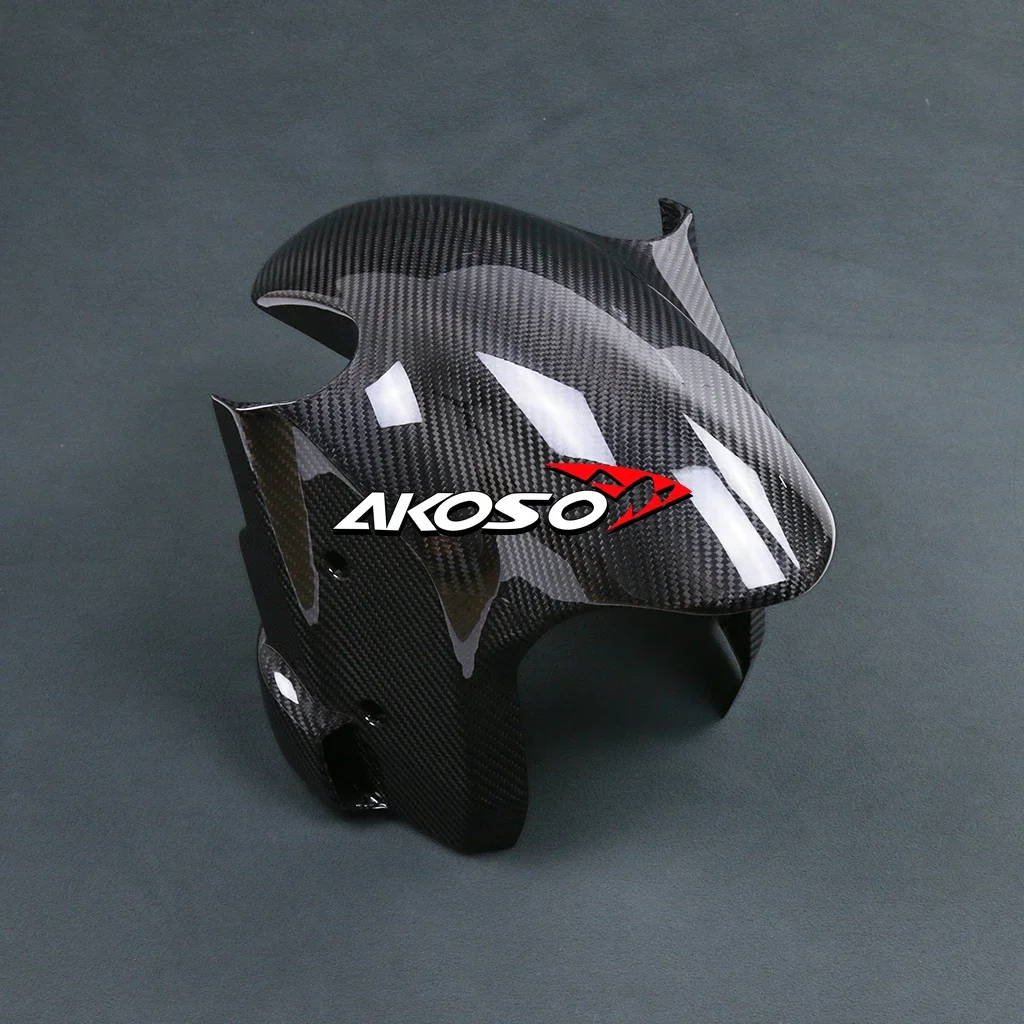 For BMW S1000RR M1000RR S1000R M1000R S1000XR 2024  2023  100% Pure 3K Full Carbon Fiber Motorcycle Front Fender Hugger Mudguard