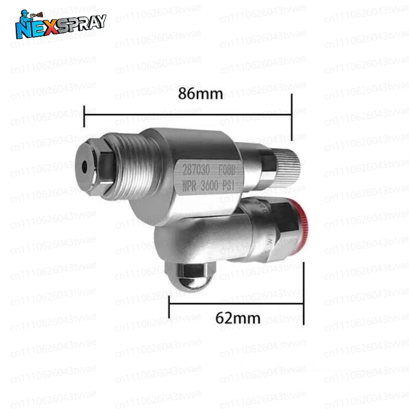 Airless Anti-urination Gun Universal Accessories Interceptor Valve Built-in Drip 287030 SprayerNozzle Joint Rotary ThrottleValve
