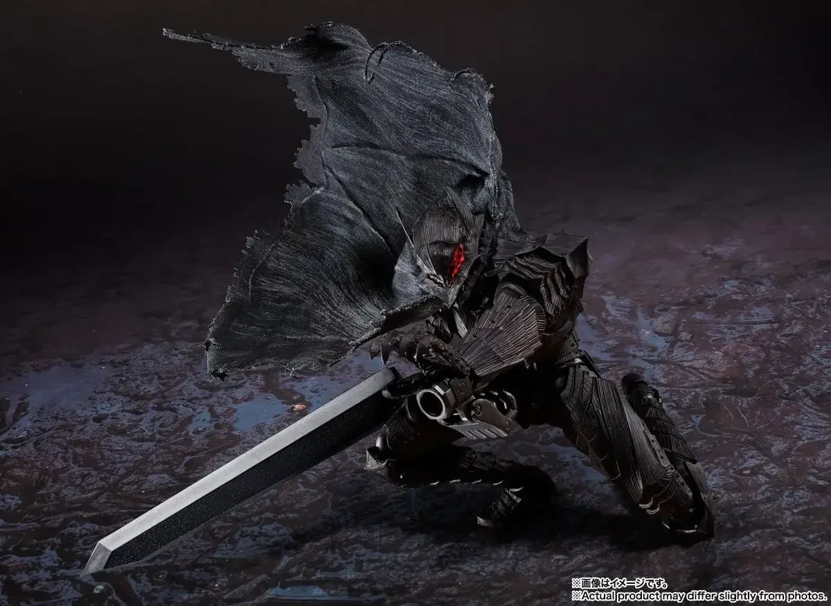 100% Original Bandai Sh Figuarts Shf Guts Berserker Armor Heat Of Passion Action Figures Anime Model Toys Figura Pvc Gift