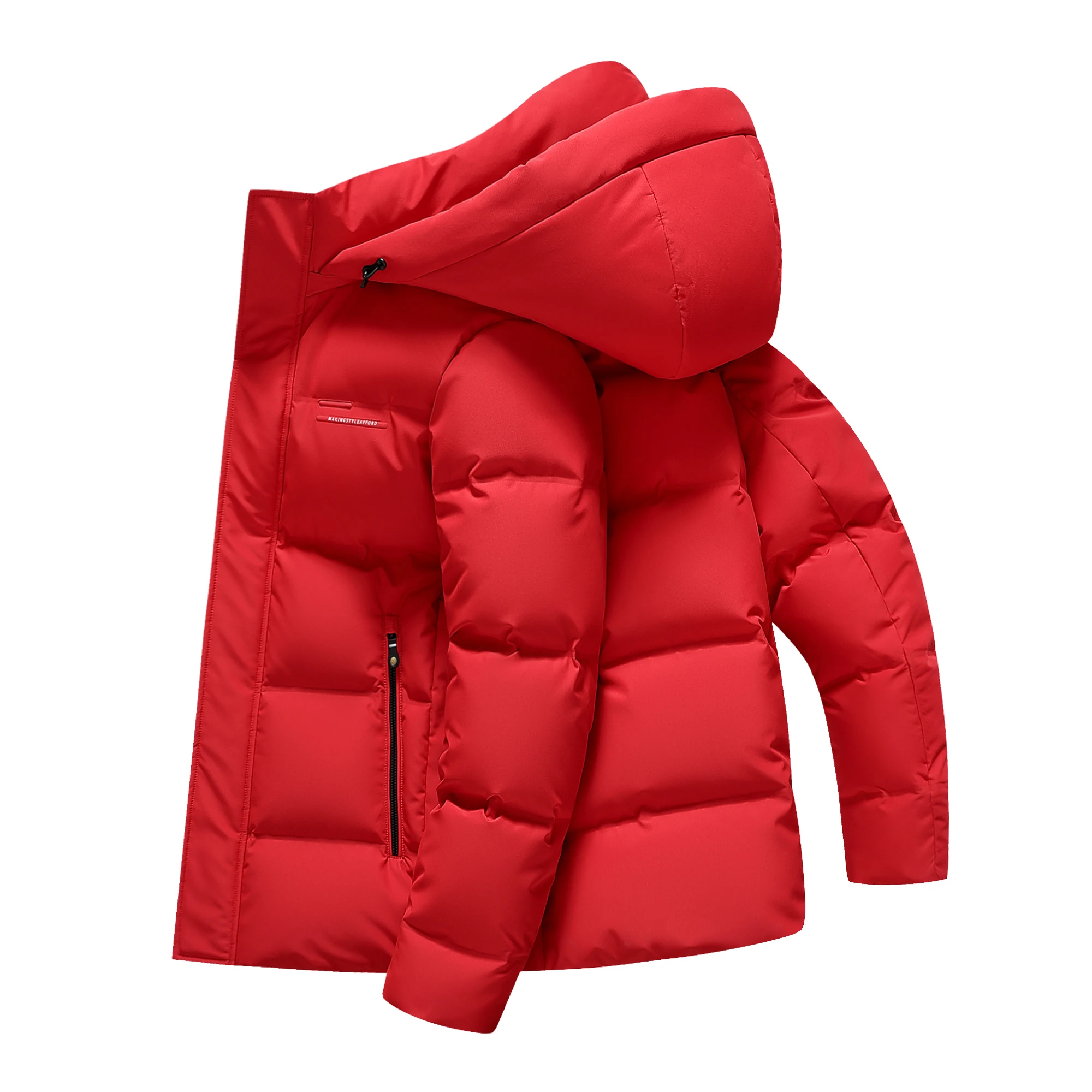 Ture Goose Down 85% Content Parkas Coat 2025 Men Winter Luxury Warm Puffer Jacket Hood Windproof Goose Down Zipper Clothes