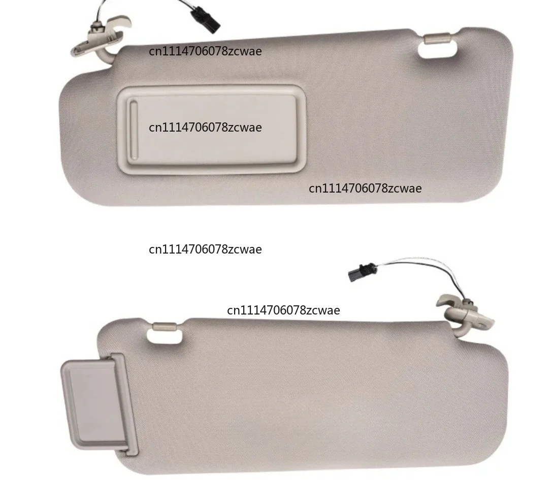 For Mazda CX9 2010 2011 2012 2013 2014 2015 Interior Sun Visor, Beige Grey Sunshade with Light With mirror TDY1-69-320