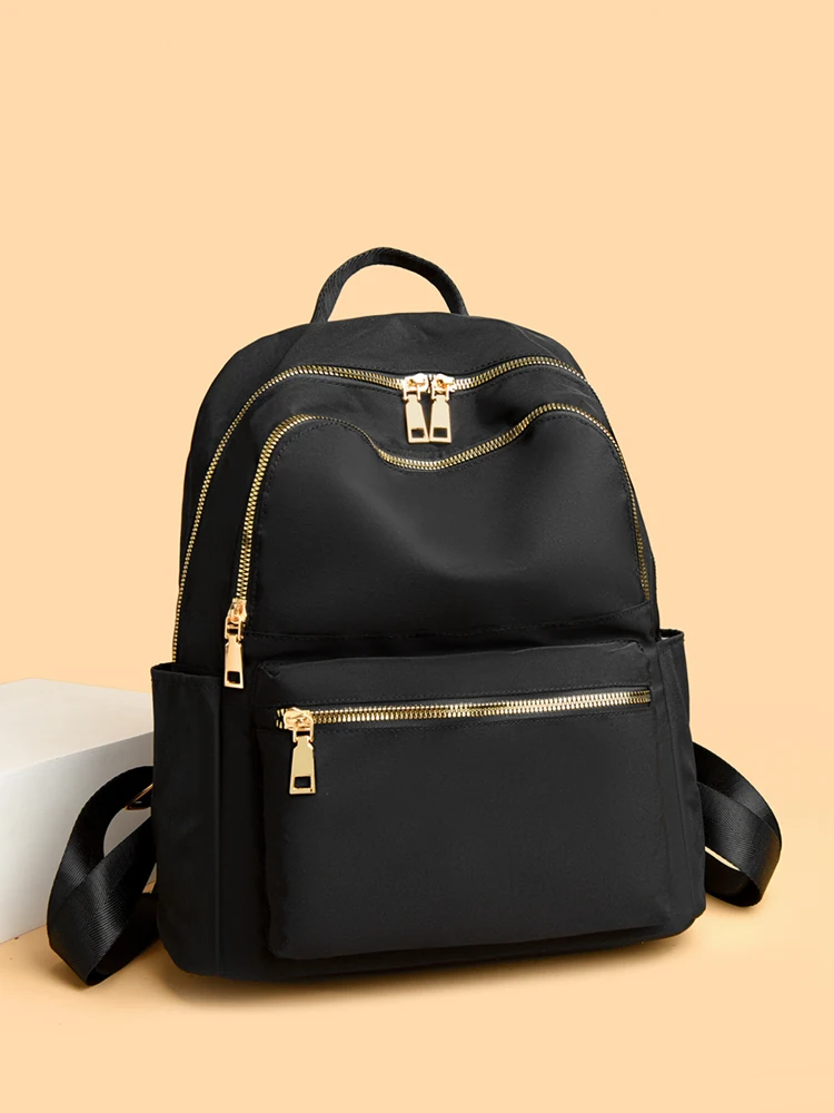 Ox Cloth Nylon Ladies Bapa 2025 New Sle Large Capaci Lightweight Casual Commuting Student Bookbag Dual Straps