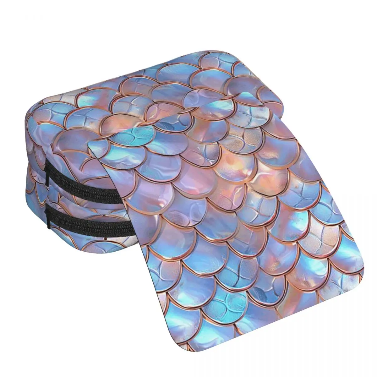 Mermaid Fish Scale Pencil Case for Boys Girls Gifts Pen Box Pencil Bag Stationery Supplies Pen Holder Bag