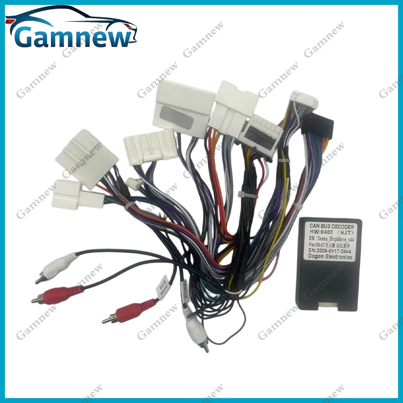 Car Wiring Harness Adapter Canbus Box Decoder For Nissan Teana J31