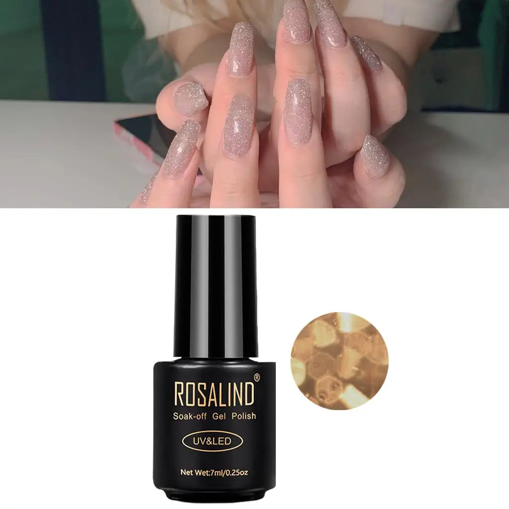 جل طلاء الأظافر اللامع يدوم طويلاً لصالونات المانيكير والمنزل DIY