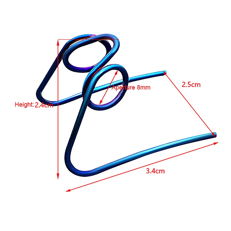 2 pezzi foro singolo molla universale moto scooter pinza freno a disco molla pastiglia freno separatore automatico schegge
