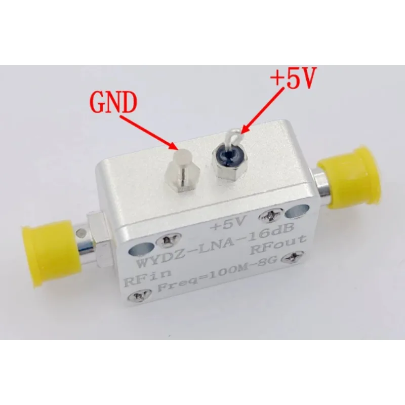 Suitable for 10M-10G-20dB Ultra-wide Band RF Low Noise Amplifier 10MHz - 10GHz with  Female Connector