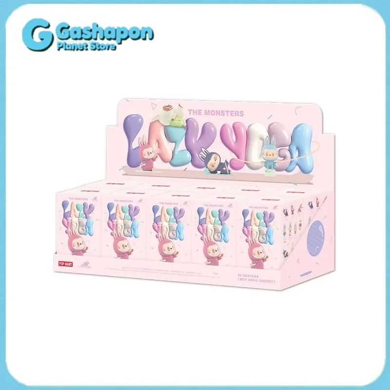 

Подлинная POP Mart THEMONSTERS Labubu Lazy Yoga Series слепая коробка художественная игрушка фигурка виниловая коллекционная милый декор подарок