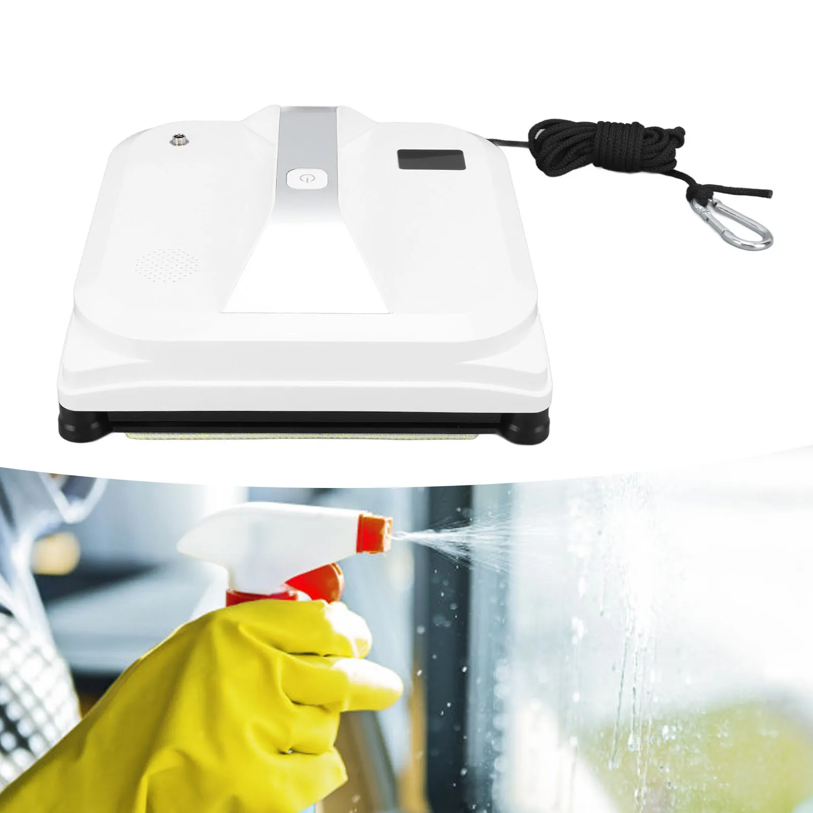 Умный робот для чистки стекол, робот для мытья окон, 2800 па, сильное всасывание, пульт дистанционного управления, умный очиститель оконных стекол для высоких условий эксплуатации