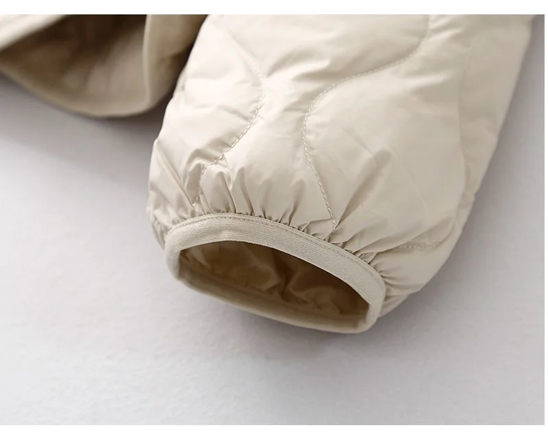 여성 겨울 재킷 여성용 재킷 가을 겨울 패딩 재킷 여성용 숏 조커 브이넥 스택드 라이트 코튼 패딩 코트