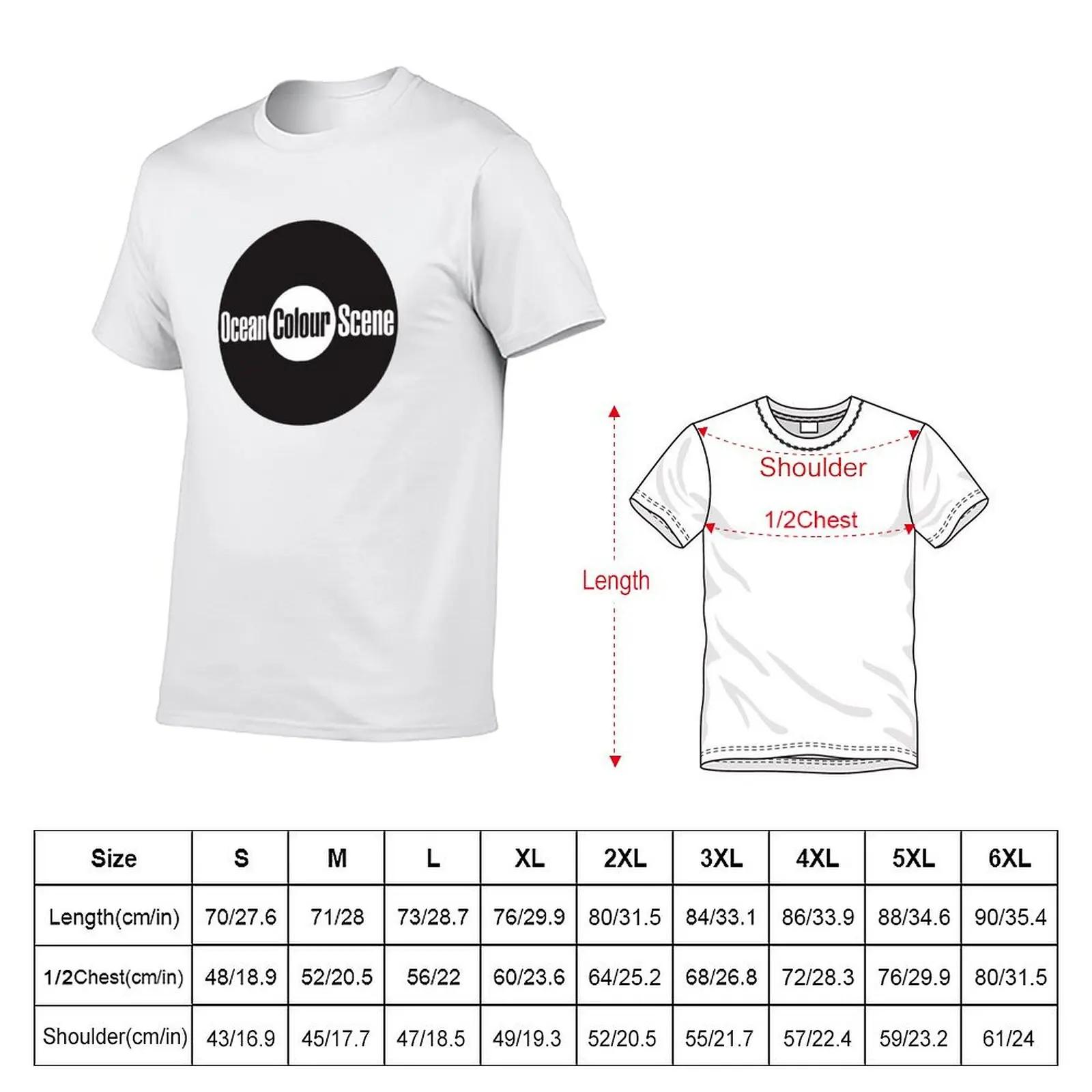 Ocean Colour Scene #2 T-Shirt man t shirts high quality luxury brand t shirt man plain cotton t shirt man T-shirt