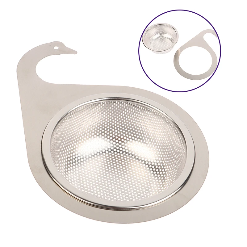 

1 шт., сливная корзина из нержавеющей стали, сито для кухонной раковины, сливной фильтр для раковины, подвесная корзина для фильтра для раковины, кухонные принадлежности