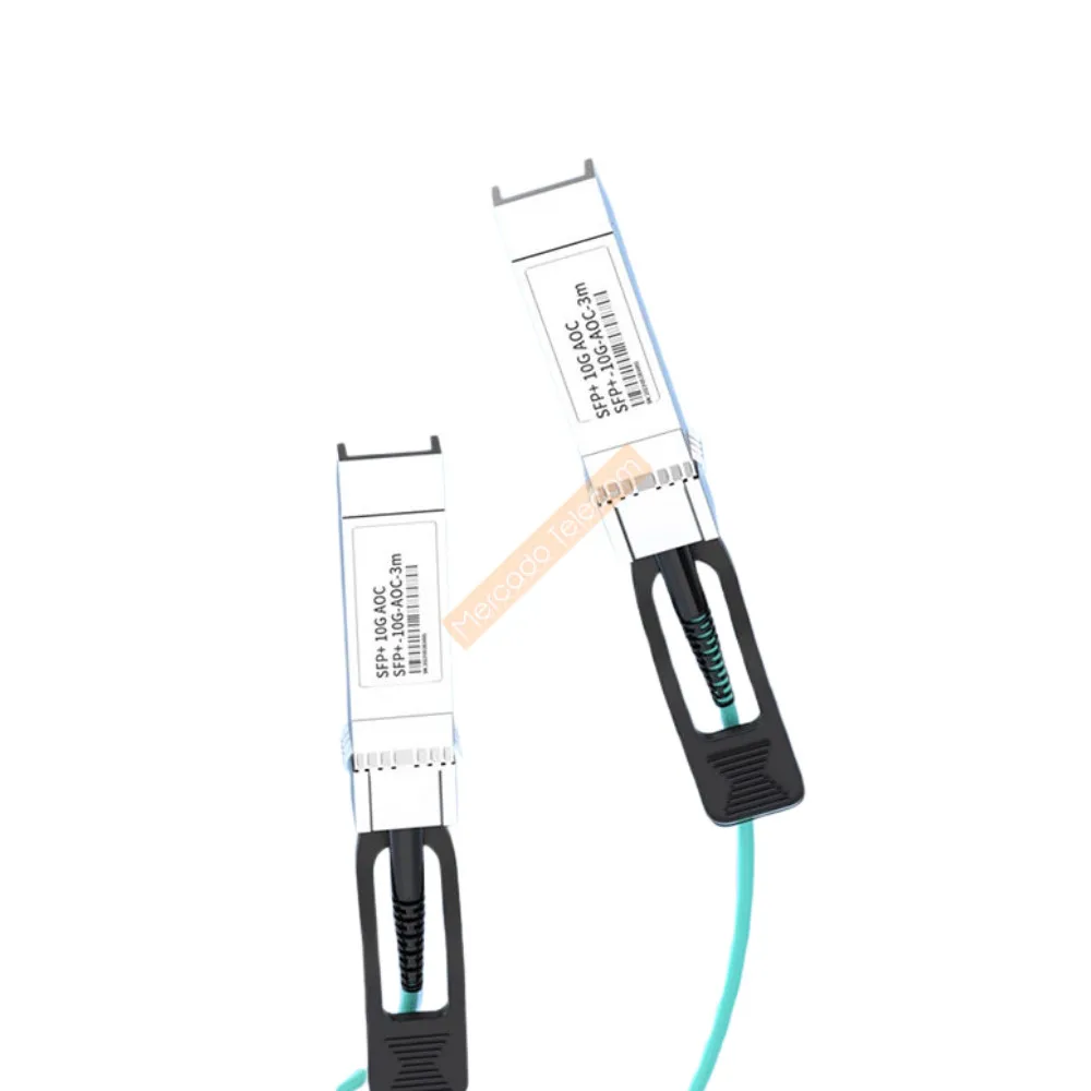 كابل 10G SFP+ 40G QSFP+ AOC - كابل SFP بصري نشط 10GBASE، 1-100 متر، لمفتاح Cisco وHuawei وMikroTik وHP وIntel... إلخ