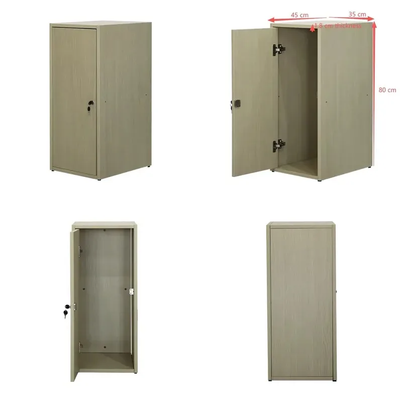 Wooden Filing Cabinet Traditional Design Removable Assembled for Office and School Use