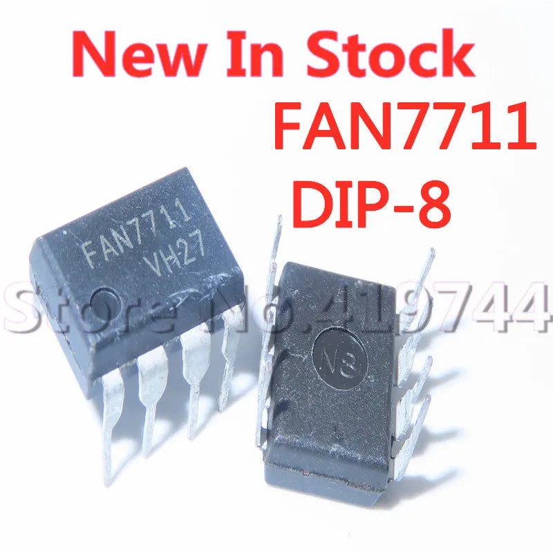 5PCS/LOT FAN7711N FAN7711 DIP-8 Lighting Controller Power Management IC In Stock NEW original IC