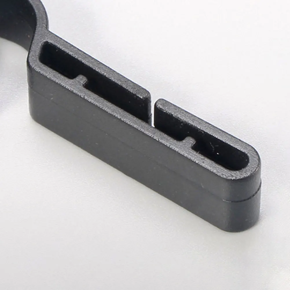 30 Pcs Headlight with Hook Clip on Flashlight for Hat Strip Plastic Hard Headlamp Clips