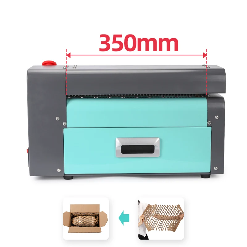 350mm Factory Wholesale Mini Cartons Carton Board Shredder Paper Honeycomb Machine with Good Price for Cushion Packaging