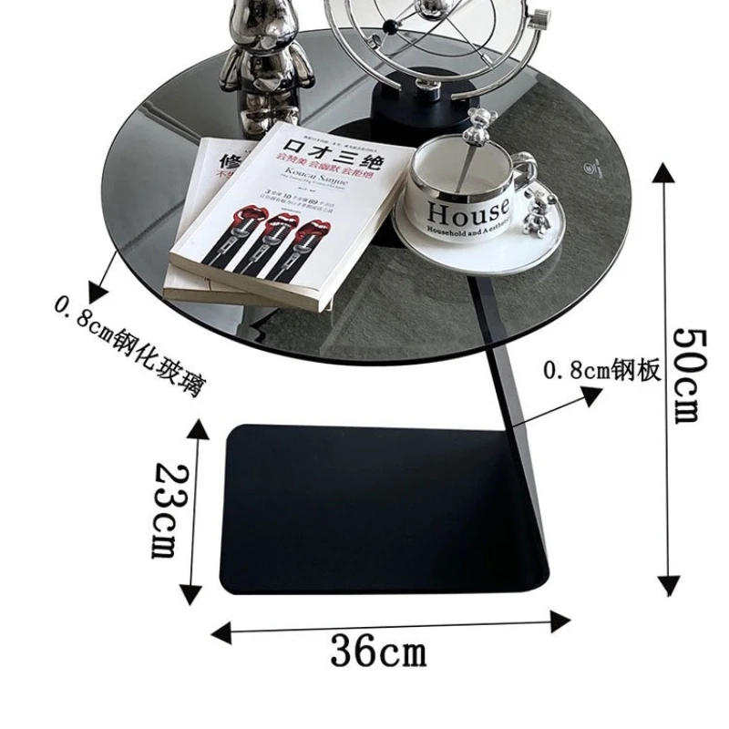 شرفة طاولات القهوة الإيطالية طاولة جانبية الترفيه الإقامة المنزلية غرفة نوم طاولات القهوة الشاي الأثاث المعدني Einen Couchtisch MHCJ #6