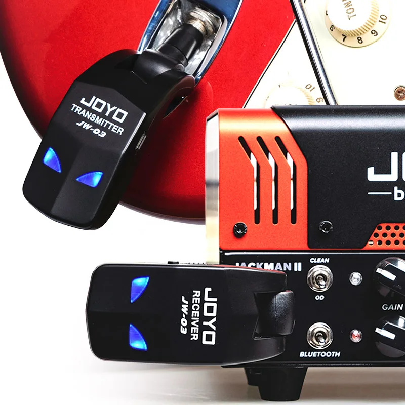 JOYO JW-03 Wireless Guitar Transmitter & Receiver 2.4G Digital Electric Guitar Wireless System For Guitar Bass Amplifier