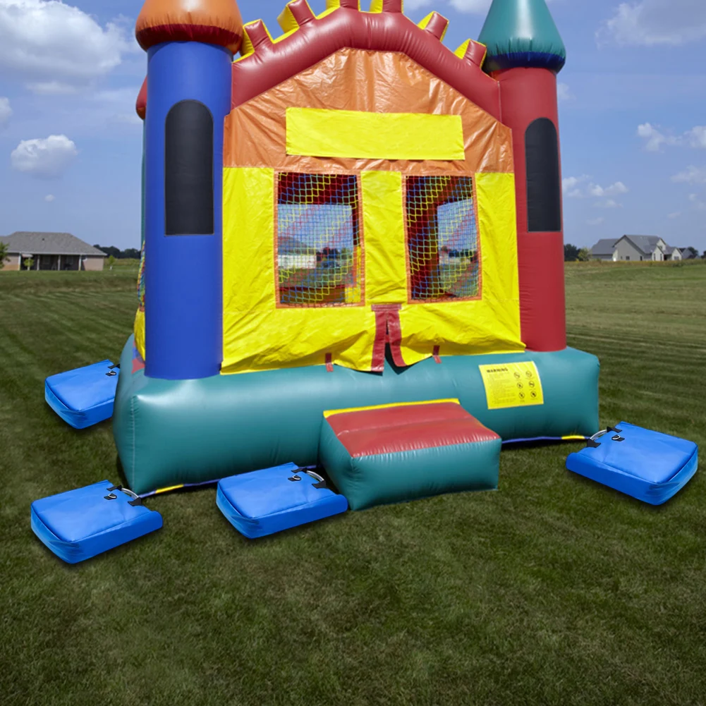 4-pack-vinyl-sand-bags-sand-bag-with-handle-blue-sandbags-holds-55-pound-capacity-for-inflatable-bounce-house-water-slide-tents