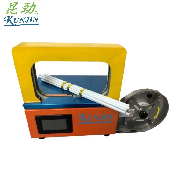 ماكينة تجميع متعددة الاستخدام KUNJIN HF2020S حزام ربط 12 مم مع صندوق شرائط خارجي #3