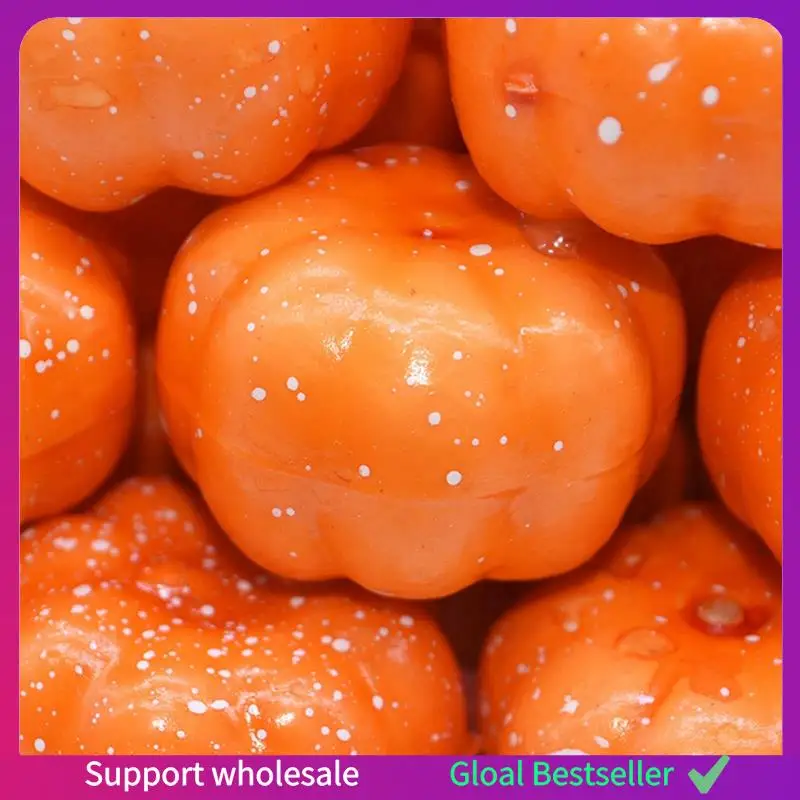 

A38M 100 шт. мини-искусственная тыква 3,5 см пенопластовые тыквы желтые DIY День Благодарения Хэллоуин украшения реквизит