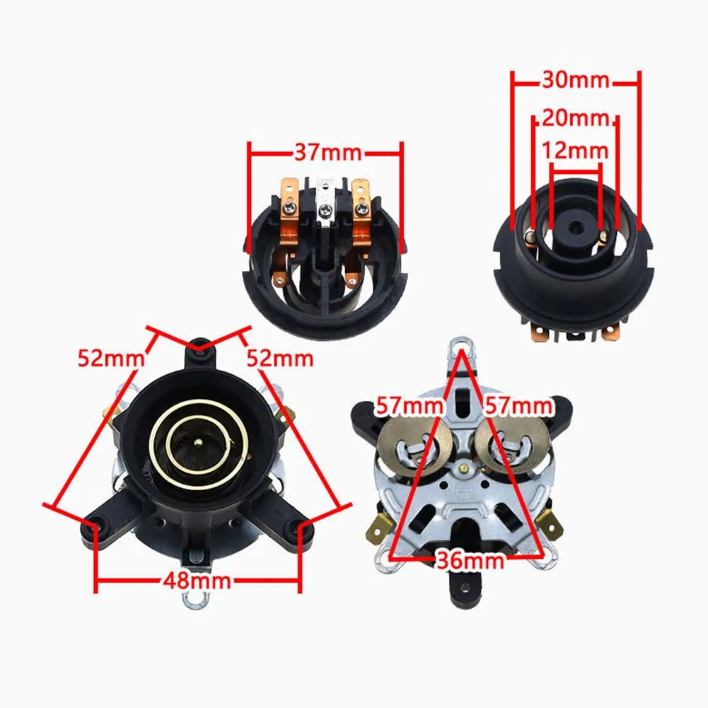 2PCS Electric Kettle Accessories Base Thermostat Temperature Switch Connector Electric Kettle Repair Replacement Parts