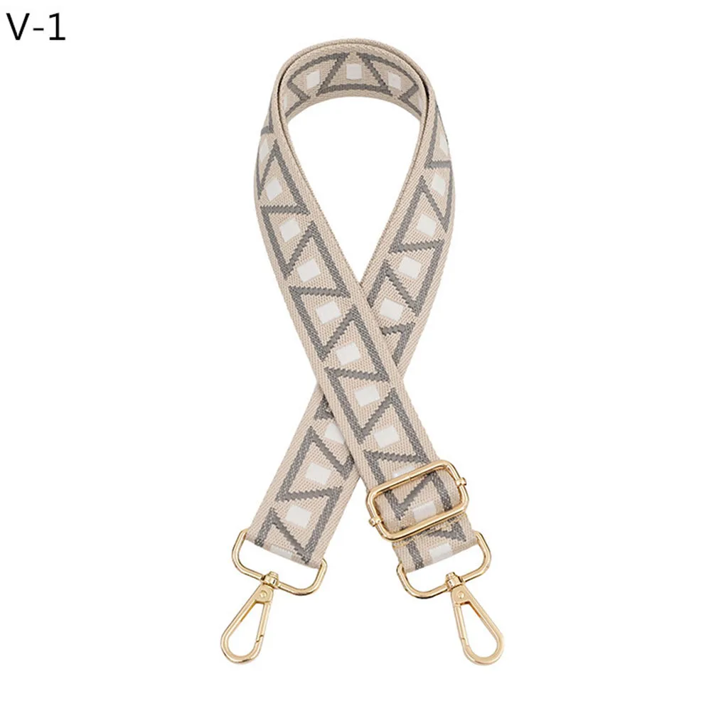 Colorful Bag Strap Handbag Belt Shoulder Bag Strap Replacement Strap Accessory Bag 3.8cm Wide All-match Adjustable Replacement