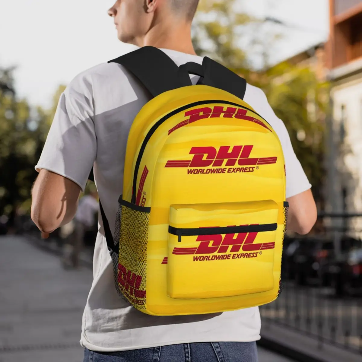 Mochila para estudiantes Global Express DHL, mochila escolar para senderismo, mochila de viaje para niños y niñas, mochila de moda, bolsos de hombro