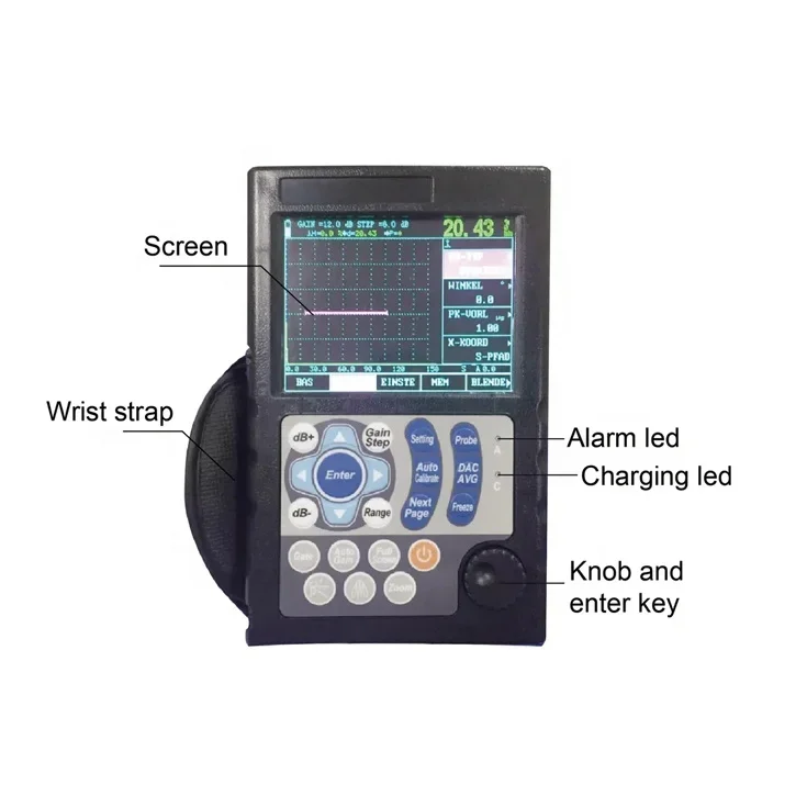 Portable phased array digital ultrasonic welding flaw detector ndt ut machine for weld