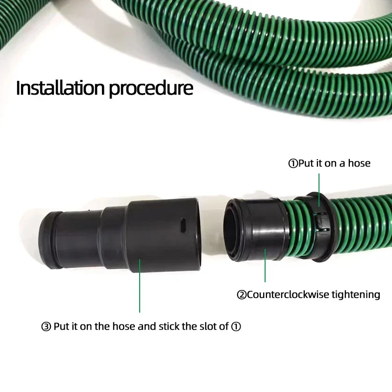

Fittings 6-piece Set For FESTOOL MIRKA Dust Bucket Sandpaper Machine Dust Hose Link Connector Dust Pipe Fittings