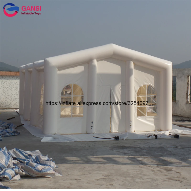 2024 White Color Oxford Fabric Made Giant Wedding Air Structure Inflatable Party Tent For Sale Inflatable PVC Wedding Tents