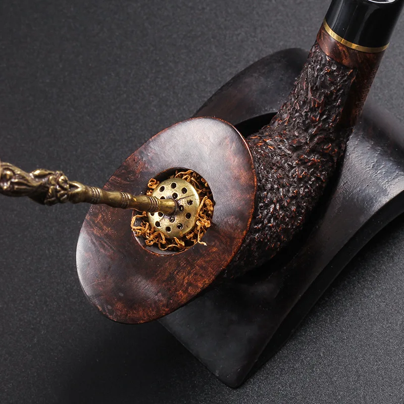 Tobacco Pipe Press Stick Tamper Smoke Pipe Cleaner Pokers Tobacco Smoking Accessories Handicraft Decoration the God of Longevity