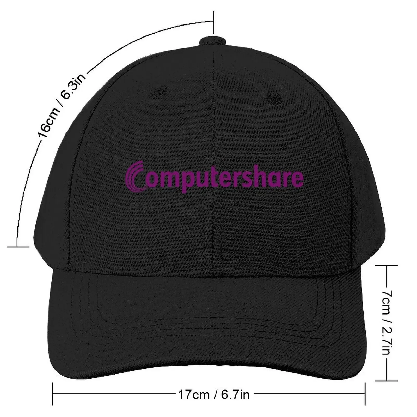 Computershare Logo Baseball Cap Sports Cap derby hat Men's Women's