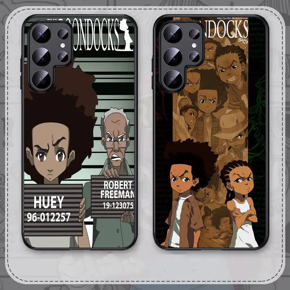 Movie The Boondocks Phone Case For Samsung S 24 fe 25 Ultra plus 20 lite 21 30 22 23 24 22 Ultra 5G Fundas