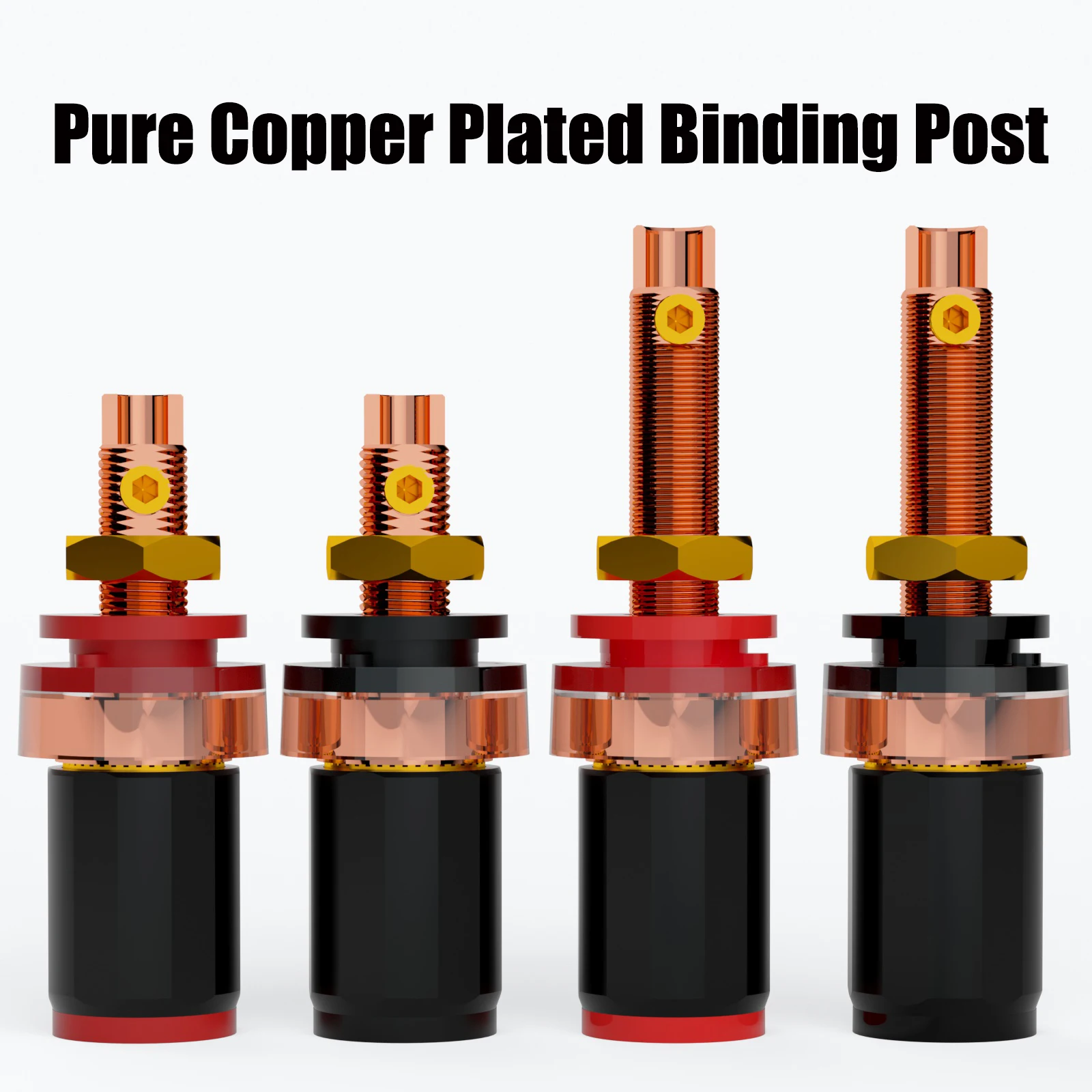 

Audiophile hifi audio audiophile amplifier and player eutectic copper plated purple copper solder-free wire short post