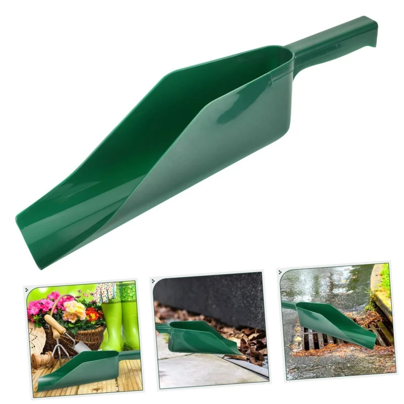 ยาวรางน้ํา Getter Scoop,ทําความสะอาดหลังคาเครื่องมือ Flex Fit Dirt Debris ลบ Multi ใช้ชายคา Garden Leaf รางน้ําช้อนพลั่วอุปกรณ์