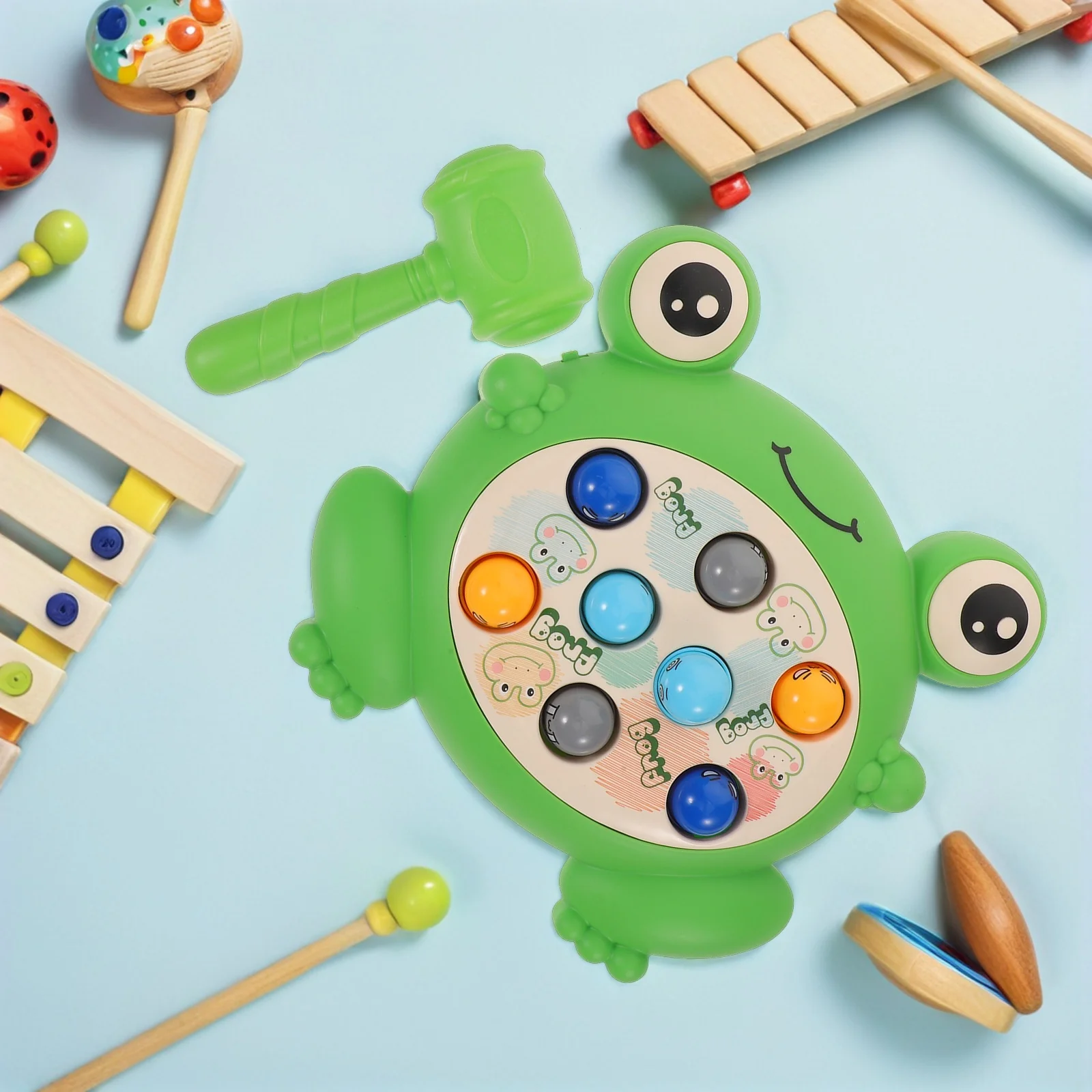 Jeu de Table grenouille, 1 ensemble, jeu de Style accéléré pour les tout-petits, motricité, développement sensoriel, apprentissage précoce des parents