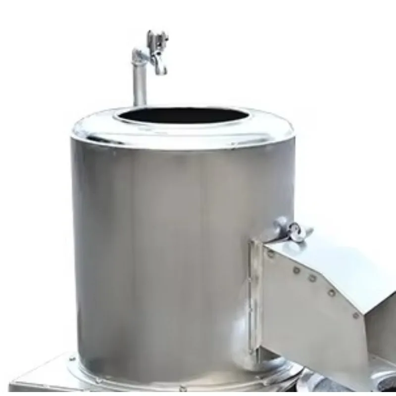 Fruit and Vegetable Washing and Cutting Ginger Potato Carrot Cassava Peeler and Cutter Machine XH
